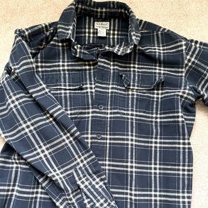 Men’s large tall L.L. Bean flannel good condition